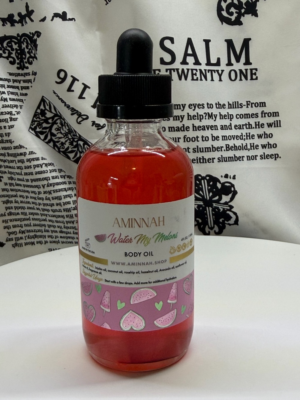 AMINNAH Water My Melons Body Oil